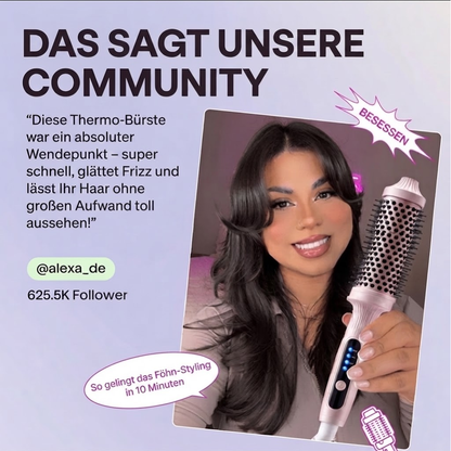 ✨ Heißluftbürste mit Ionen-Technologie – Schonendes Styling & weniger Frizz!