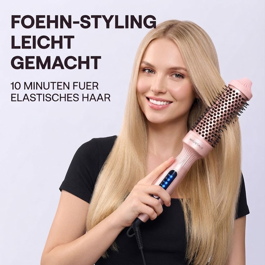 ✨ Heißluftbürste mit Ionen-Technologie – Schonendes Styling & weniger Frizz!