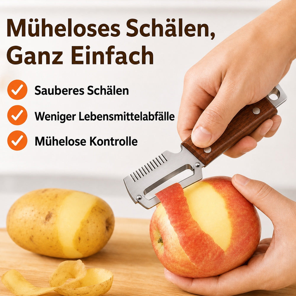 upsell 🥕🔪 2-in-1 Sparschäler-Set – Schälen & Julienne-Schneiden | 1 kaufen, 1 gratis