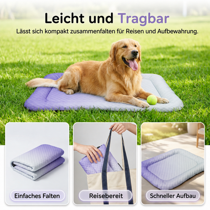 ❄️Pet Cooling Mat for Dogs & Cats 🐾  Naturally Cool Ice-Silk Pad • Breathable, Washable & Soft