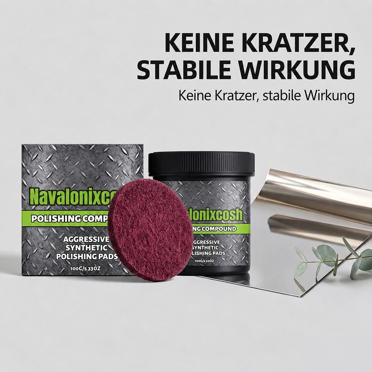 upsell🎉HEISSER VERKAUF✨All-in-One Polierpaste zur Oberflächen-Restaurierung mit Polierpad