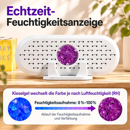 🔥 50% Rabatt ⏰ Mini-Wiederverwendbarer Luftentfeuchter – Tragbarer Feuchtigkeitsabsorber für Zuhause, Kleiderschrank & Bad