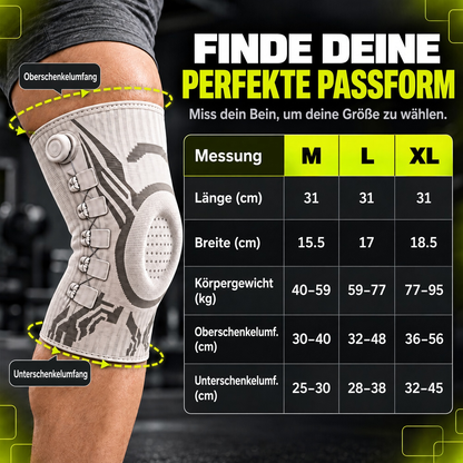 🏃 Professionelle verstellbare Sport-Kniebandage – Kompression, Stabilität & sicherer Halt bei jeder Bewegung