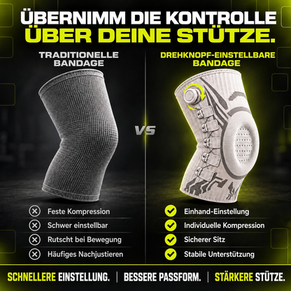 🏃 Professionelle verstellbare Sport-Kniebandage – Kompression, Stabilität & sicherer Halt bei jeder Bewegung