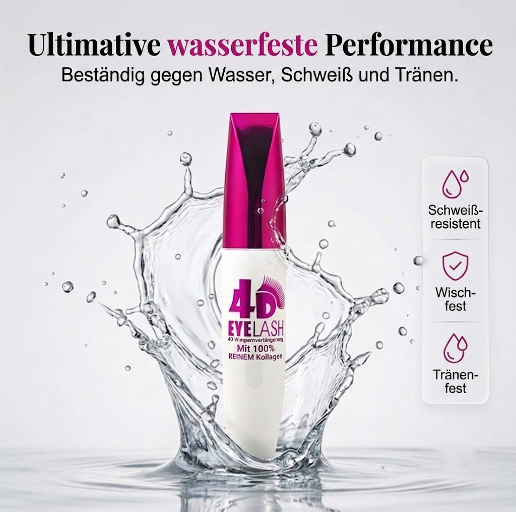 👁️ Wasserfeste Mascara – Volumen & Verlängerung | Auf Lager 💧✨📦