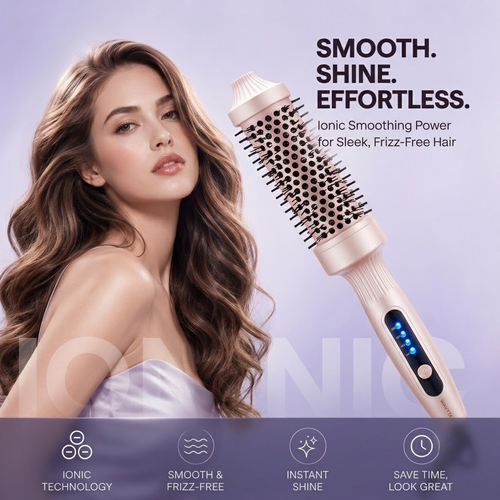 ✨ Heißluftbürste mit Ionen-Technologie – Schonendes Styling & weniger Frizz!