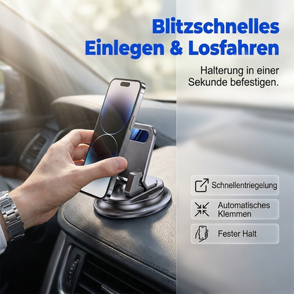 upsell🚗 JETZT 50% RABATT! 📱 Drehbarer Armaturenbrett-Autotelefonhalter – 360° verstellbar & rutschfest – Freihändige Handyhalterung 🛡️