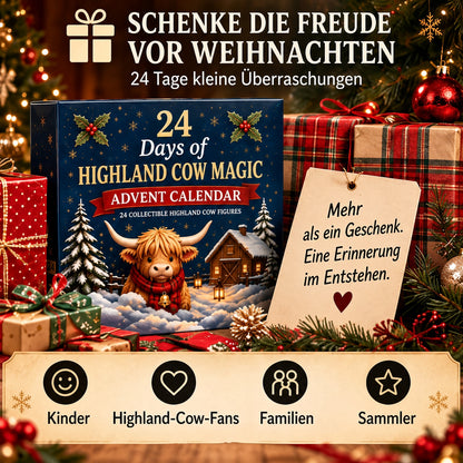 ⏳ Letzter Tag: 49 % Rabatt – 🐮 24-Tage Highland-Cow-Adventskalender