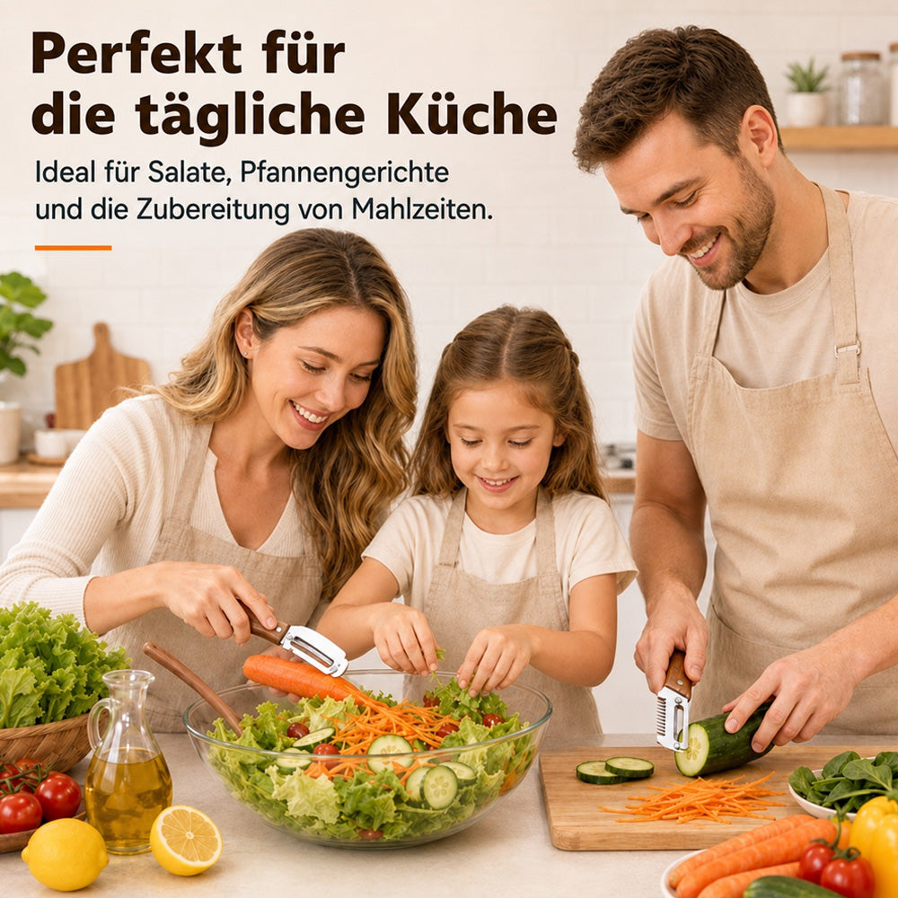 upsell 🥕🔪 2-in-1 Sparschäler-Set – Schälen & Julienne-Schneiden | 1 kaufen, 1 gratis