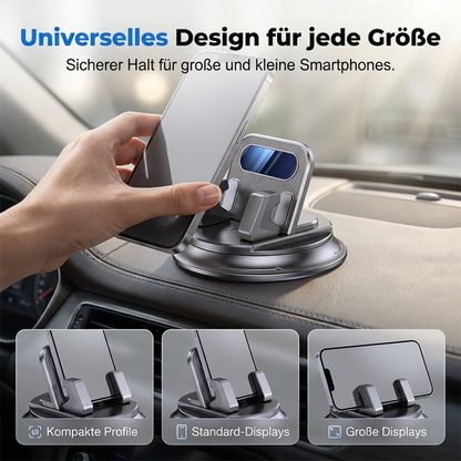 upsell🚗 JETZT 50% RABATT! 📱 Drehbarer Armaturenbrett-Autotelefonhalter – 360° verstellbar & rutschfest – Freihändige Handyhalterung 🛡️