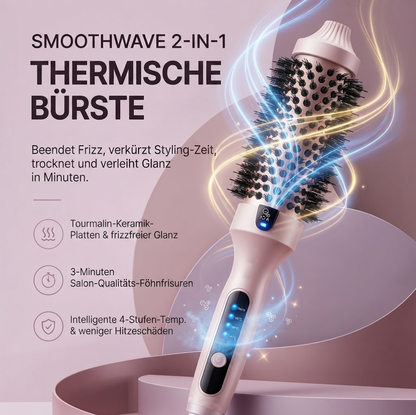✨ Heißluftbürste mit Ionen-Technologie – Schonendes Styling & weniger Frizz!