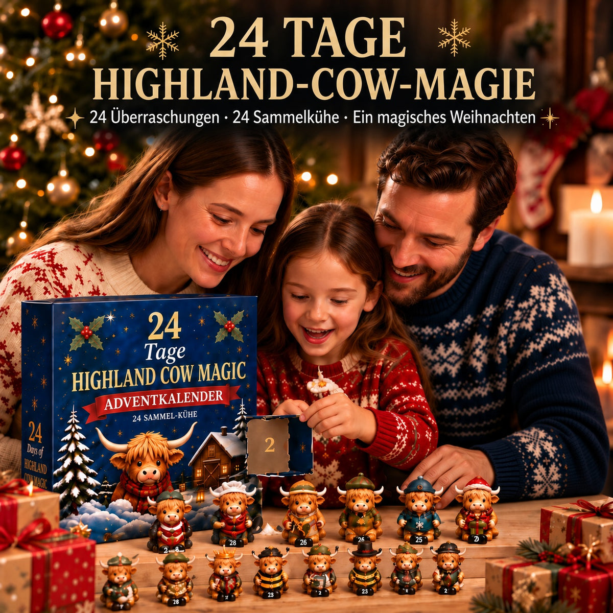 ⏳ Letzter Tag: 49 % Rabatt – 🐮 24-Tage Highland-Cow-Adventskalender