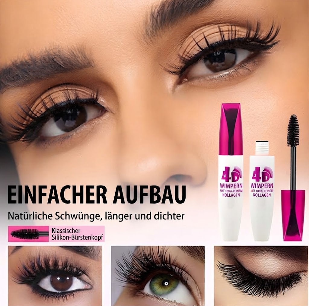 👁️ Wasserfeste Mascara – Volumen & Verlängerung | Auf Lager 💧✨📦