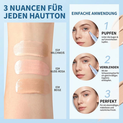 🔥 Jetzt 1 kaufen + 1 gratis! 💄 Multifunktionaler, feuchtigkeitsspendender Liquid-Concealer-Stift ✨