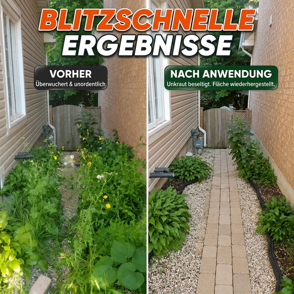 ⚡ 40% SPAREN | 2 in 1 Max Power Herbizid – Schnelle Unkrautbekämpfung ohne Glyphosa