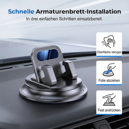 upsell🚗 JETZT 50% RABATT! 📱 Drehbarer Armaturenbrett-Autotelefonhalter – 360° verstellbar & rutschfest – Freihändige Handyhalterung 🛡️