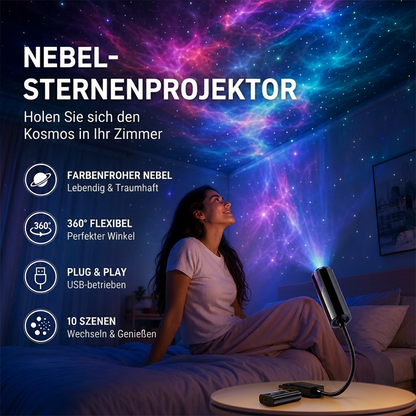 ✨ Plug-and-Play HD Galaxy & Ocean Projektor Nachtlicht 🥳 Über 50.000 zufriedene Nutzer