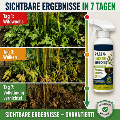 🔥 50 % RABATT 🌿 Unkraut-Stop – Stark gegen Unkraut & hemmt neues Wachstum | Für Garten, Wege & Hof ⚡