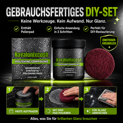upsell🎉HEISSER VERKAUF✨All-in-One Polierpaste zur Oberflächen-Restaurierung mit Polierpad