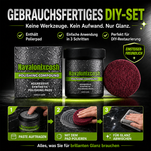 upsell🎉HEISSER VERKAUF✨All-in-One Polierpaste zur Oberflächen-Restaurierung mit Polierpad