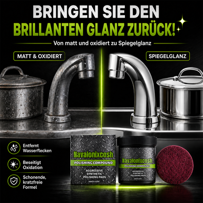 upsell🎉HEISSER VERKAUF✨All-in-One Polierpaste zur Oberflächen-Restaurierung mit Polierpad