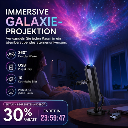 ✨ Plug-and-Play HD Galaxy & Ocean Projektor Nachtlicht 🥳 Über 50.000 zufriedene Nutzer