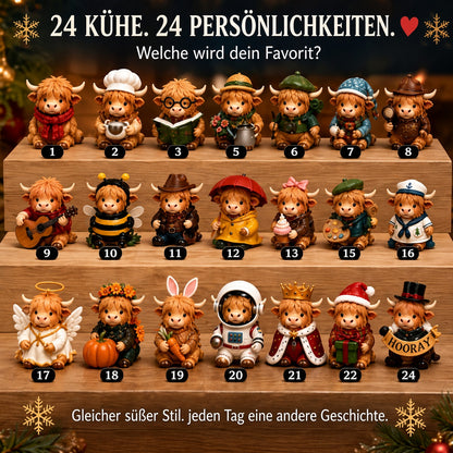 ⏳ Letzter Tag: 49 % Rabatt – 🐮 24-Tage Highland-Cow-Adventskalender