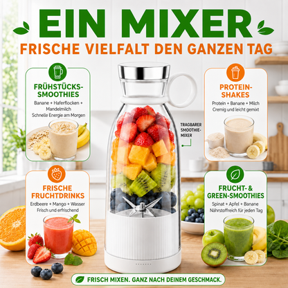 🔥 40% Rabatt💥Bestseller Tragbarer Entsafter | Frischer Saft überall und jederzeit 🍎