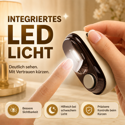 🔥 Nur für kurze Zeit: 50 % sparen! ✂️ 2-in-1 Elektrischer Nagelknipser mit Polierfunktion 💅