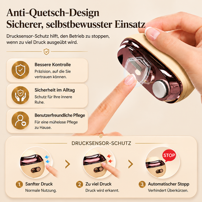 🔥 Nur für kurze Zeit: 50 % sparen! ✂️ 2-in-1 Elektrischer Nagelknipser mit Polierfunktion 💅