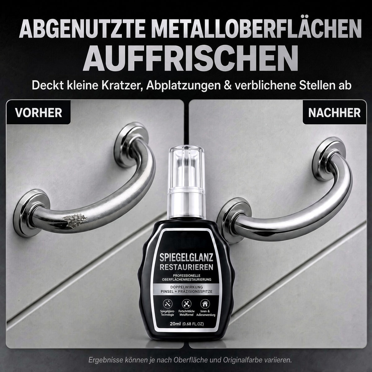 🚗 50 % Rabatt | Professioneller Chrom-Reparaturstift für Auto, Zierleisten, Türgriffe, Embleme & Metalloberflächen