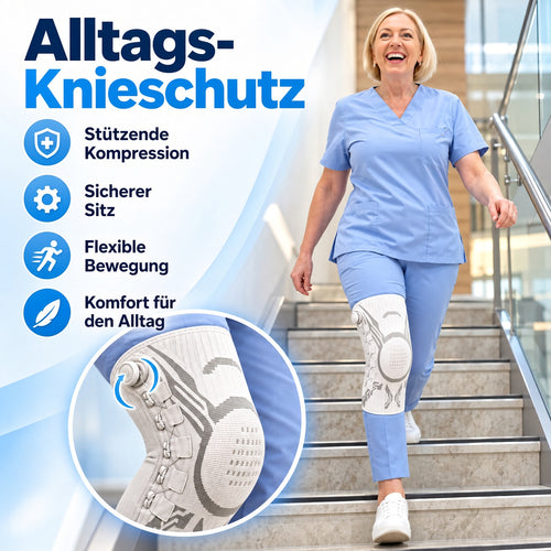 🏆 50% RABATT | 🦵Verstellbare Kniebandage mit Gezielter Kompression & Optimaler Stabilität – Ergonomische Kniestütze für Alltag, Sport & Tägliche Bewegung