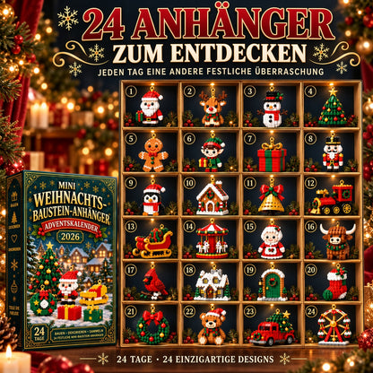 ⏳ Nur noch heute 49 % sparen! – 🎄 24-Tage-Mini-Weihnachtsornament-Adventskalender