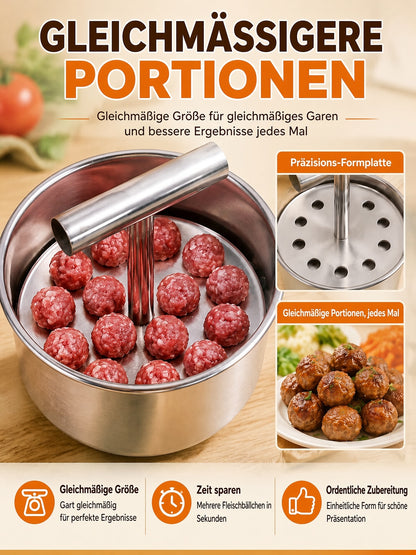 🍳 Kitchen Deal ✨ Stainless Steel Manual Dumpling & Fish Ball Maker for Quick, Easy Homemade Meals