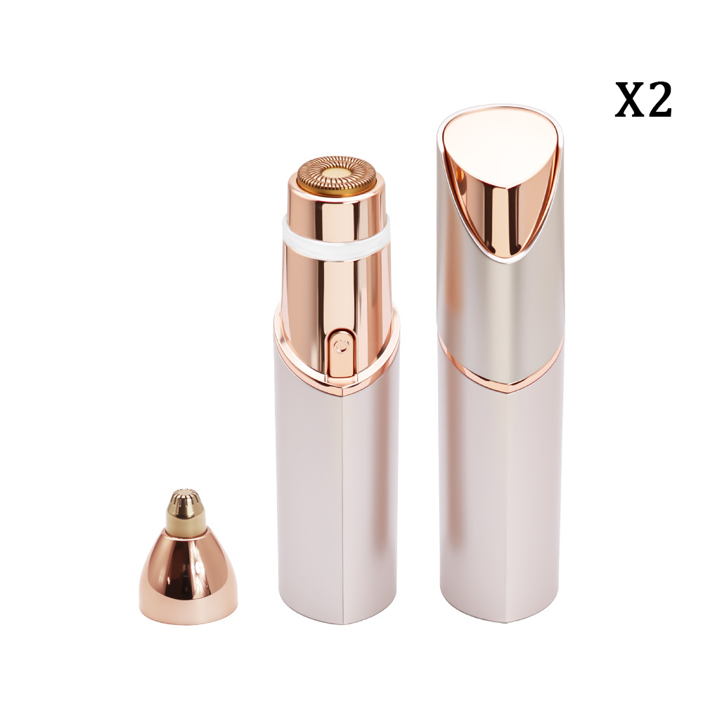 ✨ 2-in-1 Gesichts- & Augenbrauen-Trimmer | Sanfte, Präzise & Kabellose Haarentfernung