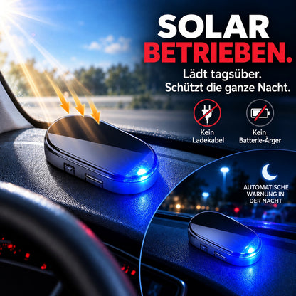🚗 Auto-Zubehör Angebot – 2er-Pack Solar-LED-Warnleuchten ☀️ Kabellose blinkende Sicherheitsleuchten mit automatischem Lichtsensor