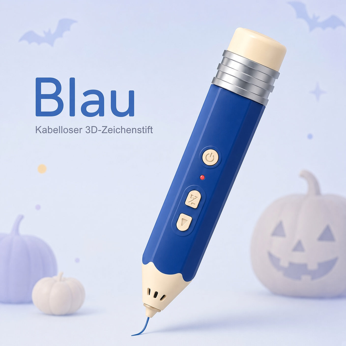 🎃 50% Rabatt – Kabelloser 3D-Zeichenstift für Kinder | Halloween-Kreativset
