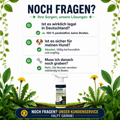 🔥 50 % RABATT 🌿 Unkraut-Stop – Stark gegen Unkraut & hemmt neues Wachstum | Für Garten, Wege & Hof ⚡