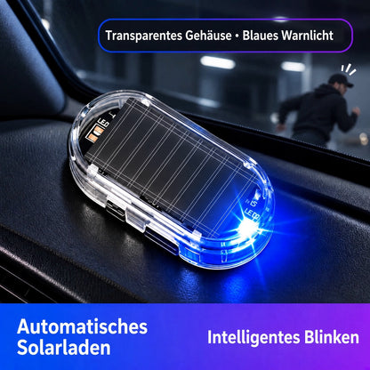 🚗 Auto-Zubehör Angebot – 2er-Pack Solar-LED-Warnleuchten ☀️ Kabellose blinkende Sicherheitsleuchten mit automatischem Lichtsensor