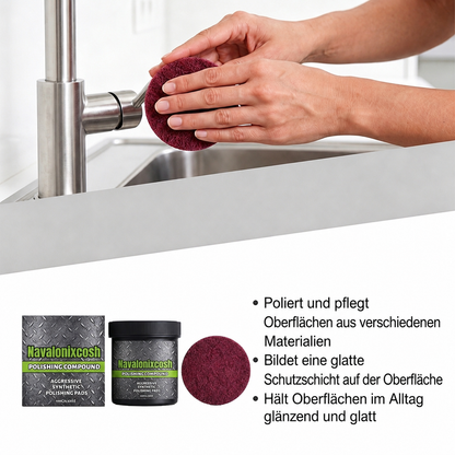 upsell🎉HEISSER VERKAUF✨All-in-One Polierpaste zur Oberflächen-Restaurierung mit Polierpad