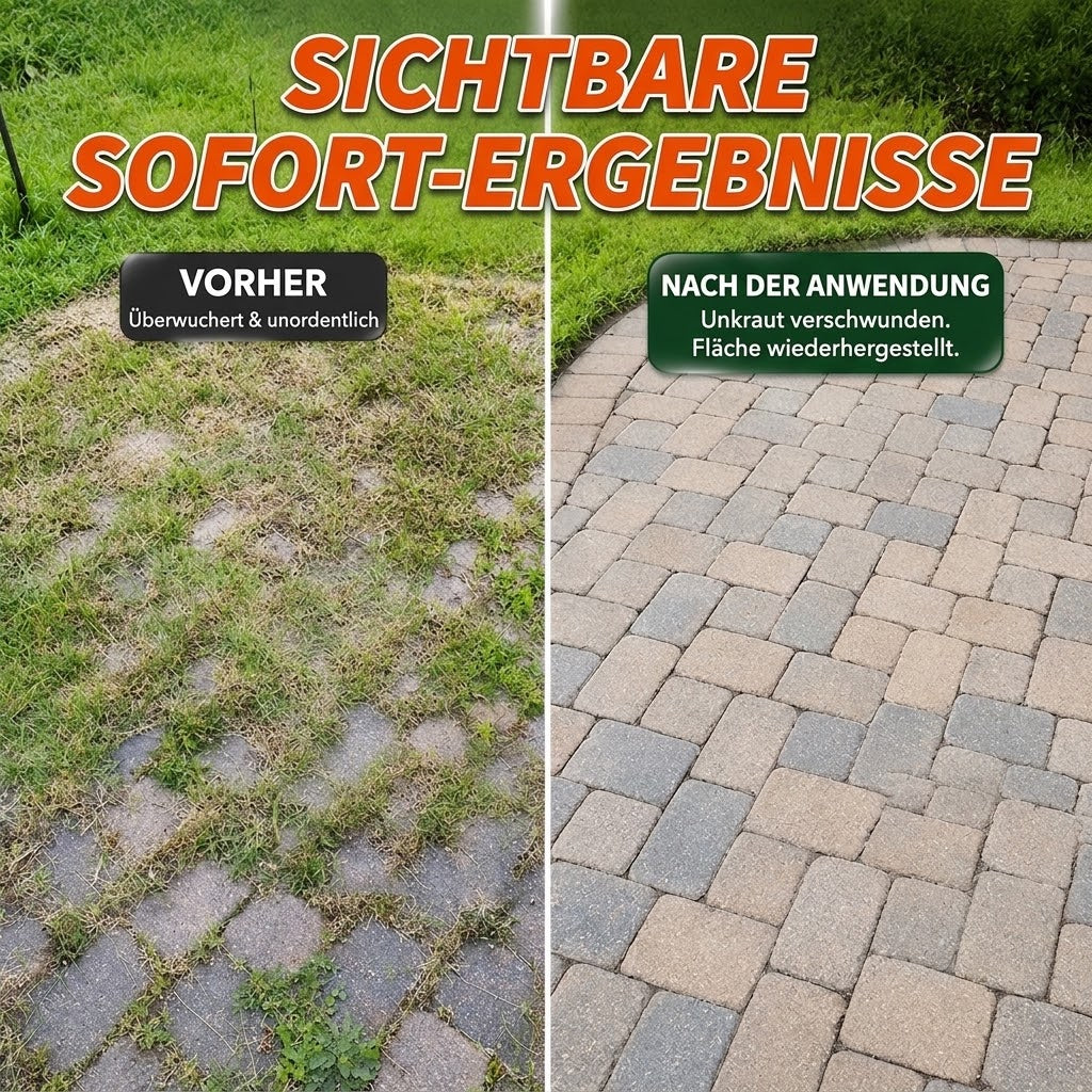 ⚡ 40% SPAREN | 2 in 1 Max Power Herbizid – Schnelle Unkrautbekämpfung ohne Glyphosa