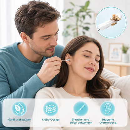 upsell✨ ✨ 1+1 GRATISWiederverwendbarer Ohrreiniger mit Haftspitze – Sanfte Ohrenpflege ohne Kratzen