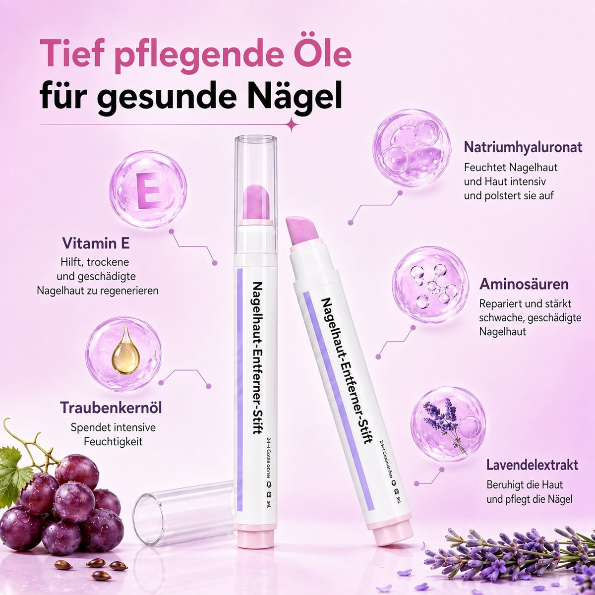 ✨Jetzt 1+1 GRATIS  2-in-1 Nagelhautpflege-Stift – Keramikspitze, Pflegend  upsell
