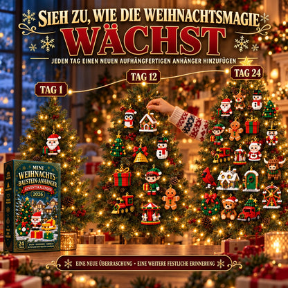 ⏳ Nur noch heute 49 % sparen! – 🎄 24-Tage-Mini-Weihnachtsornament-Adventskalender