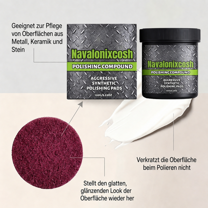 upsell🎉HEISSER VERKAUF✨All-in-One Polierpaste zur Oberflächen-Restaurierung mit Polierpad
