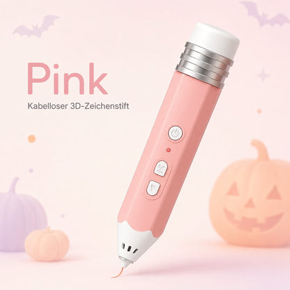 🎃 50% Rabatt – Kabelloser 3D-Zeichenstift für Kinder | Halloween-Kreativset