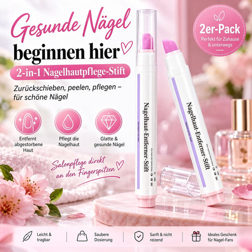 ✨Jetzt 1+1 GRATIS  2-in-1 Nagelhautpflege-Stift – Keramikspitze, Pflegend  upsell