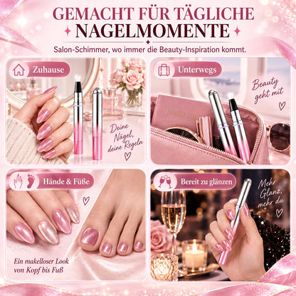 ✨ 50 % Rabatt – 6-in-1 Nagelpflege- & Cat-Eye-Stift – All-in-One Base, Builder, Farbe & Top Coat mit integriertem Magneten