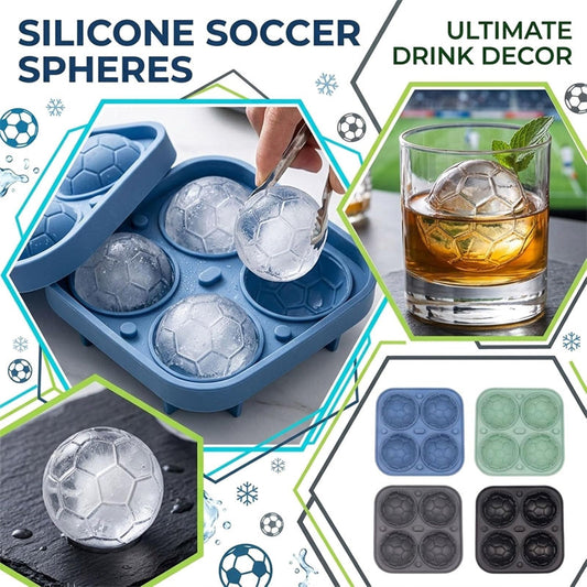📢 2+1 GRATIS-ANGEBOT 📢 Eisballform aus Silikon in Fußballform⚽🍻Feiern wir die Weltmeisterschaft und stoßen wir fröhlich an!! 🍻
