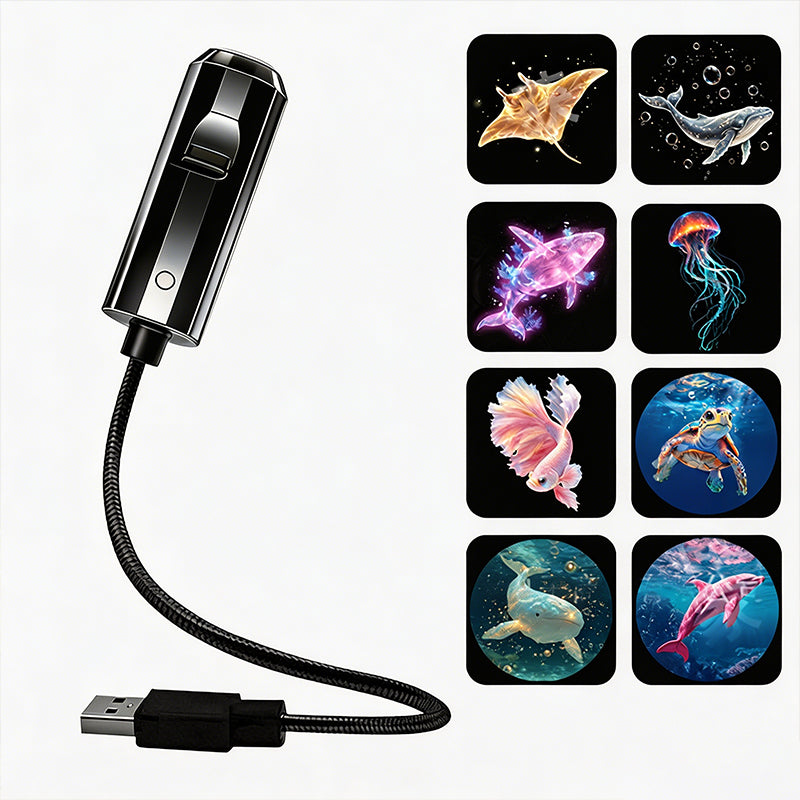 ✨ Plug-and-Play HD Galaxy & Ocean Projektor Nachtlicht 🥳 Über 50.000 zufriedene Nutzer